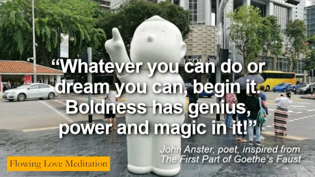 Motivational Quote By John Anster - Whatever You Can Do Or Dream You Can, Begin It. Boldness Has Genius, Power And Magic In It.