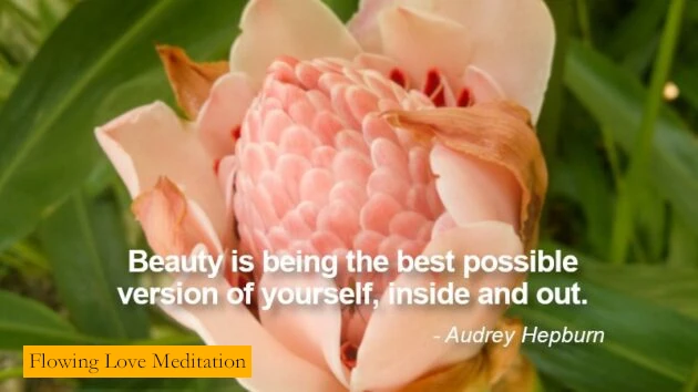 Inspirational Quote by Audrey Hepburn - Beauty Is Being The Best Possible Version of Yourself