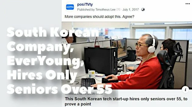 South Korean Company EverYoung Hires Only Seniors Over 55