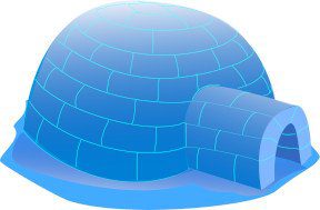 Igloo has no corners that accumulate negative energies