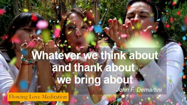 Inspirational Quote by John F Demartini - Whatever We Think About and Thank About We Bring About